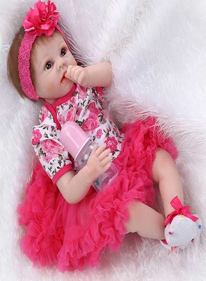 MAIHAO Reborn Baby Doll Clothes for 17-22 Inch Dolls, Outfit Accessories with Red Tutu Skirt - Image 5